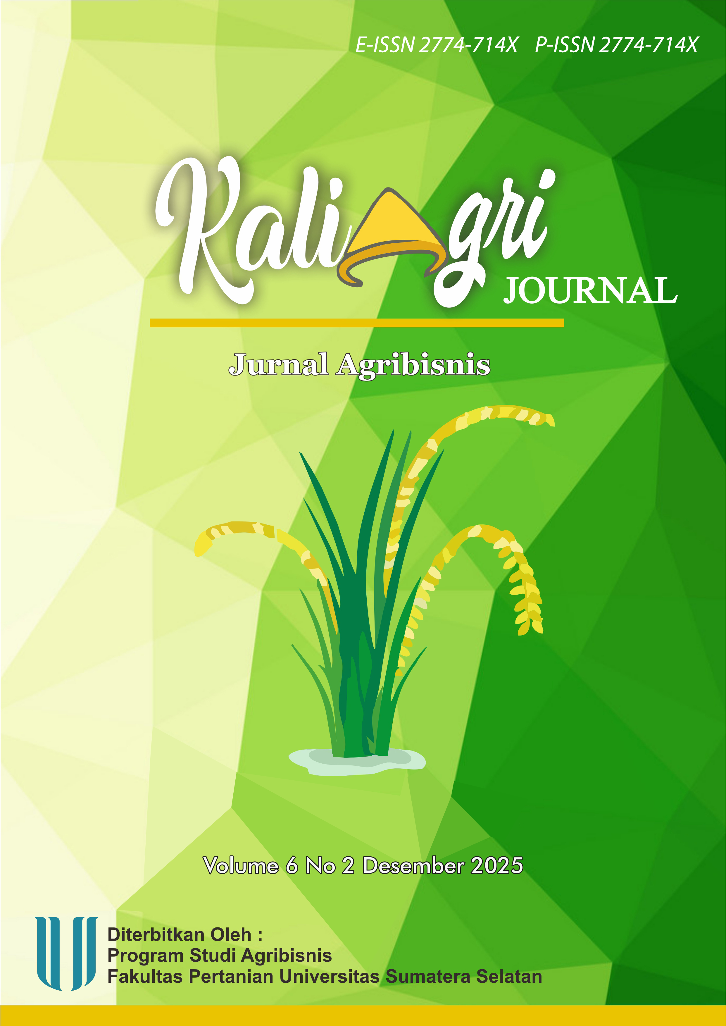 					View Vol. 6 No. 2 (2025): Strategi Pengembangan Usaha Kerupuk Ikan di Air Gading Kecamatan Baturaja Barat Kabupaten Ogan Komering Ulu 
				