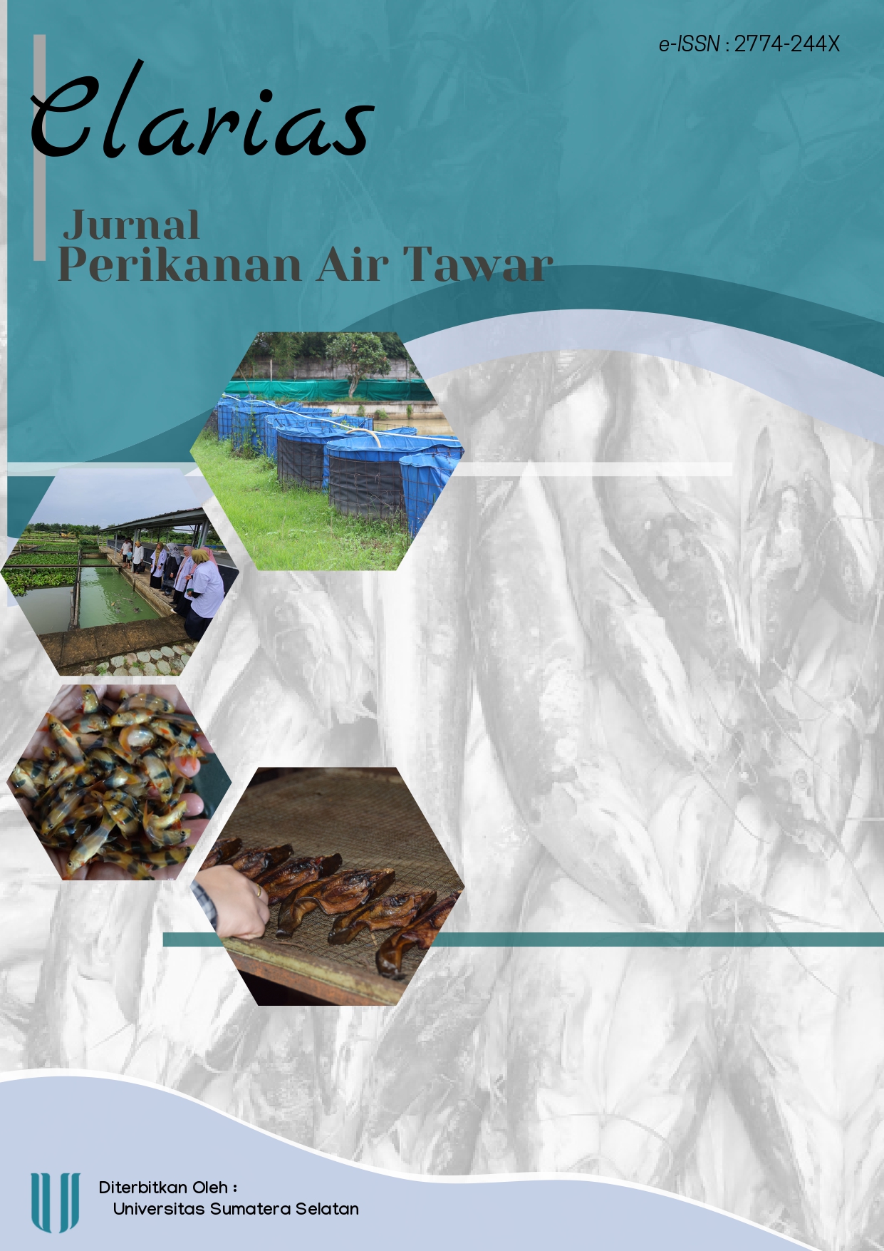 Jurnal Perikanan Air Tawar (CLARIAS) (ISSN Online : 2774-244X) merupakan jurnal program studi ilmu perikanan fakultas pertanian Universitas Sumatera Selatan berisikan makalah berkualitas hasil penelitian dibidang ilmu perikanan dengan cakupan kajian yaitu Budidaya Perairan, Nutrisi Makanan Ikan, Pengolahan Pasca Panen Perikanan, lingkungan Perairan dan Bisnis Perikanan.